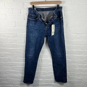 NWT Levi's 501 Women's 125010369 Straight Leg Jeans Denim 100% Cotton Blue SZ 29
